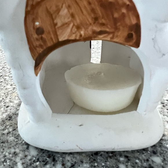 Gingerbread Santa Tea Light Holder - Picture 2 of 2